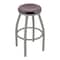 Holland Bar Stool Co 30" Swivel Bar Stool, Nickel Finish, Dark Cherry Maple Seat 80230ANDCMpl - alternate 1